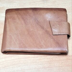 ST. THOMAS | Tan Vintage Leather Wallet